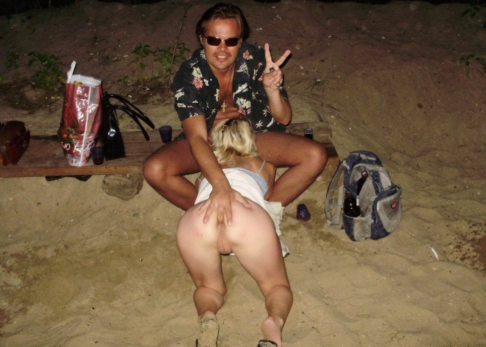 Naked women in unusual places