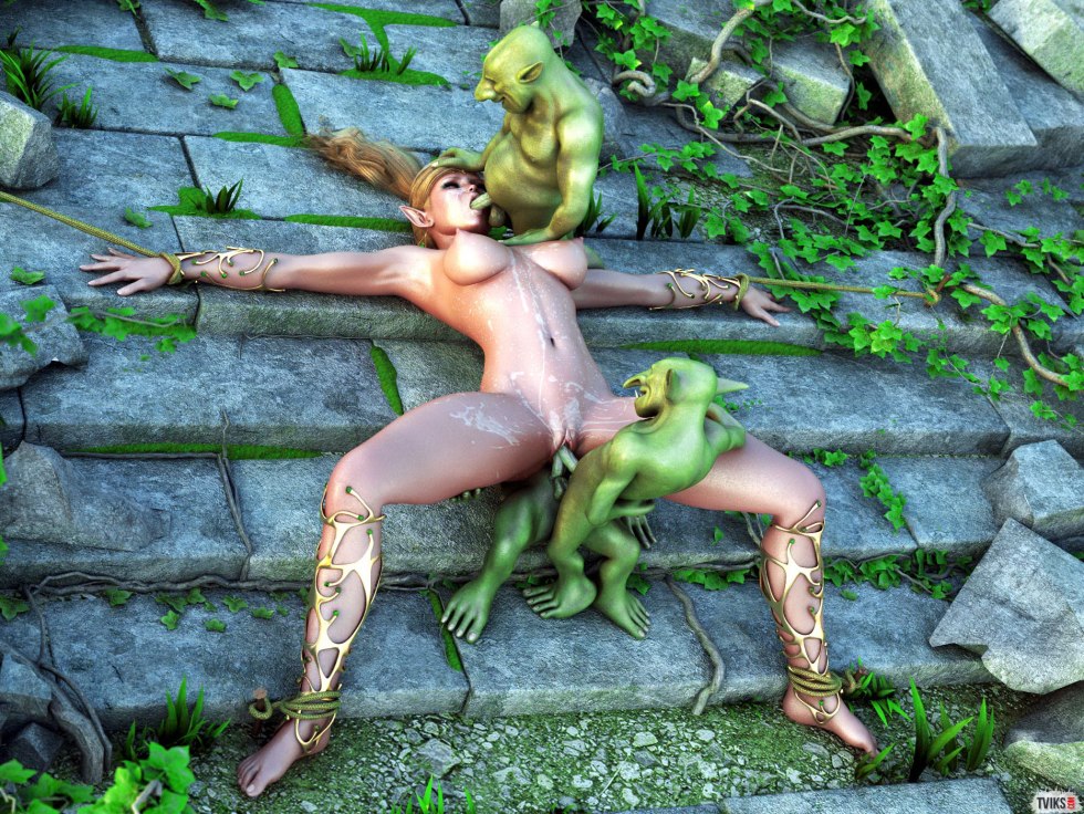 Pornographic fantasy with elves