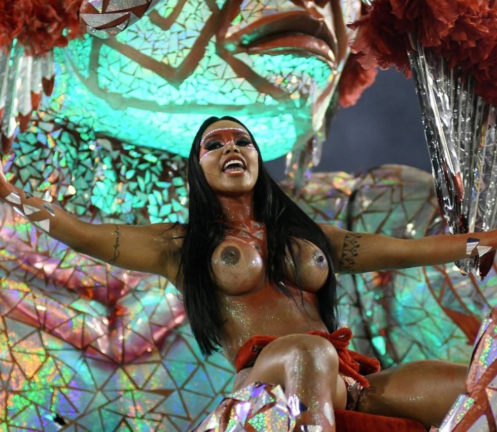 Carnival in Rio de Janeiro naked