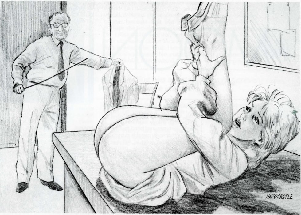 The punishment of the girl is comic