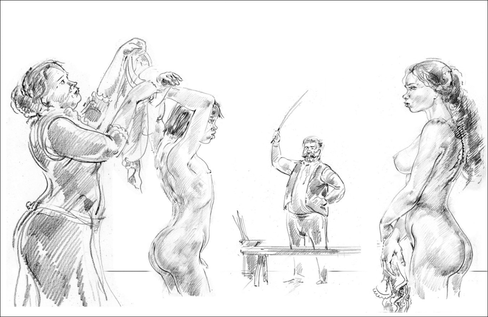 Erotic patterns of flogging