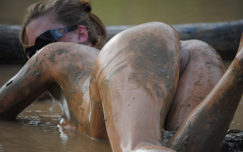 Mud baths girls nude