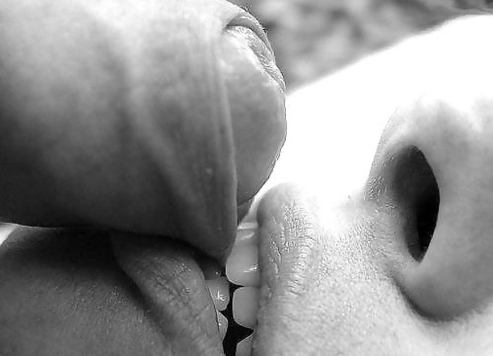 Erotic kiss of a member