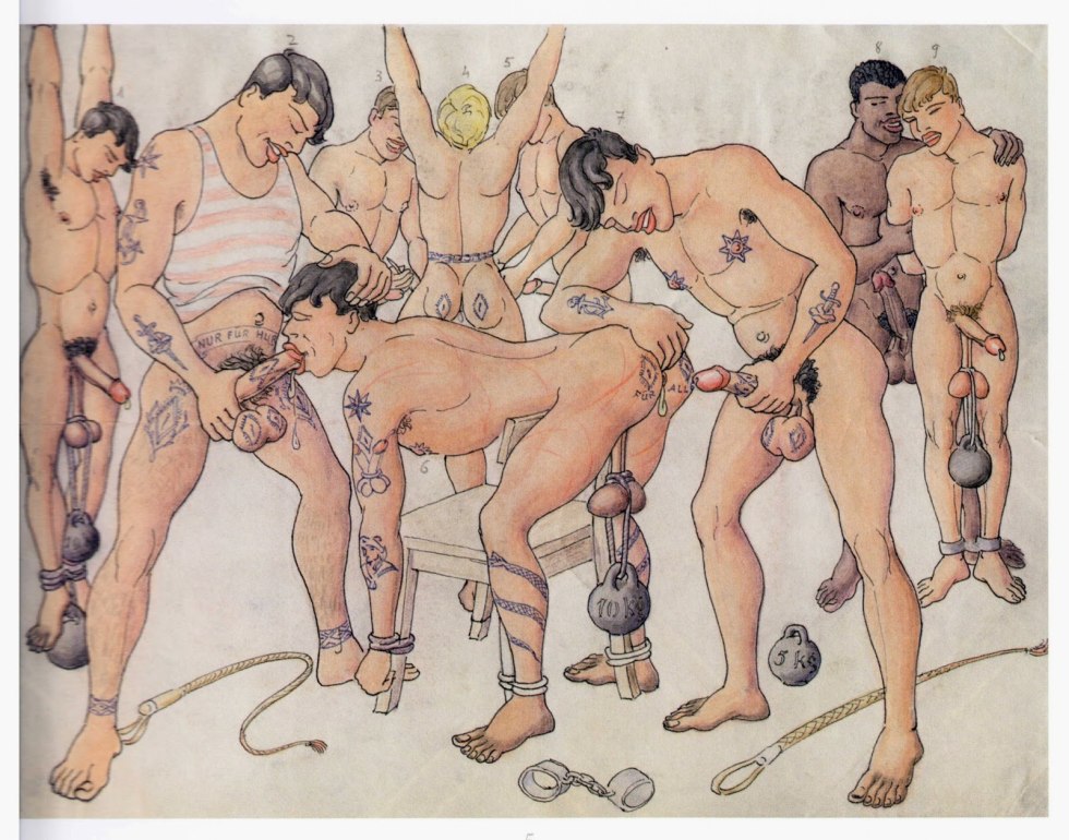 Naked guys of the Middle Ages