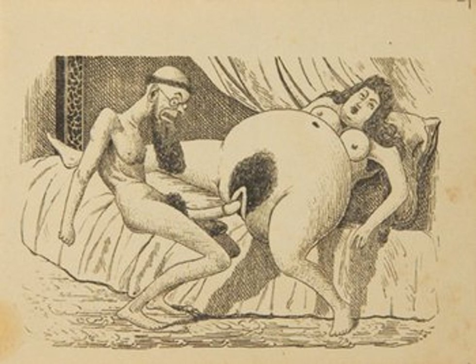 Pornographic drawings of antiquity
