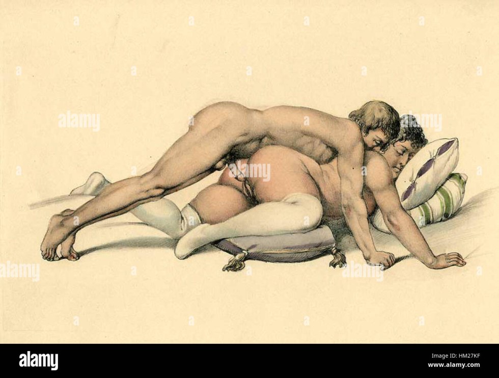 Johann Nepumuk Geiger Erotic drawings