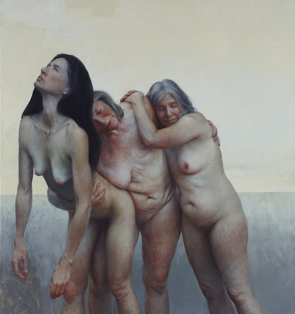 Artist Aleah Chapin paintings naked women