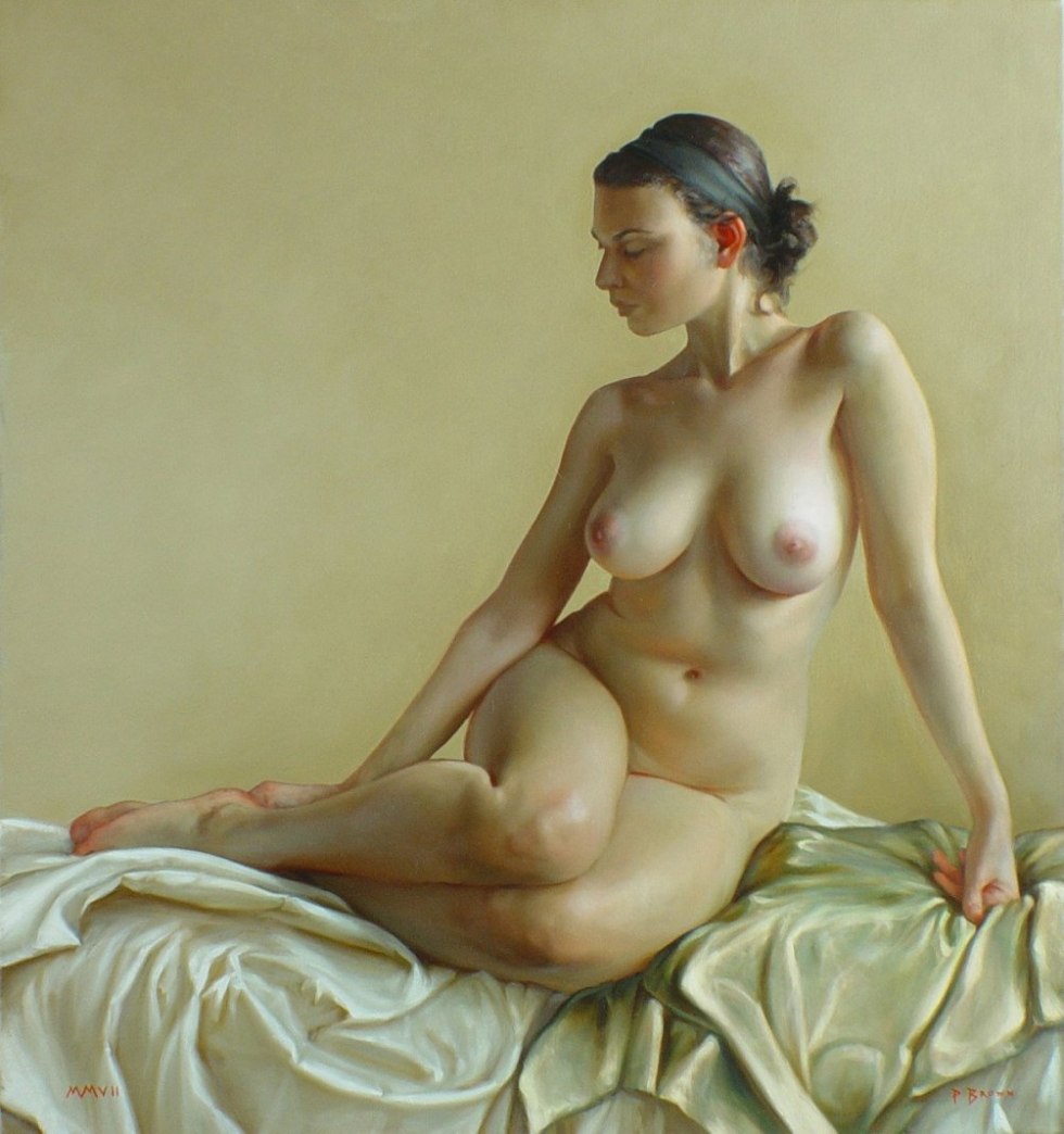 Nude artist Oleg Calitenya