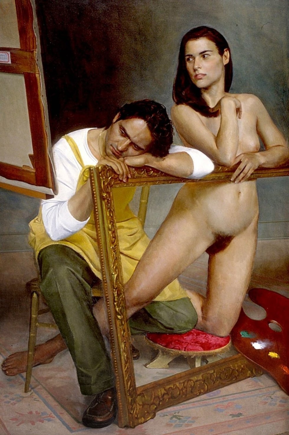 Modern pornographic painting