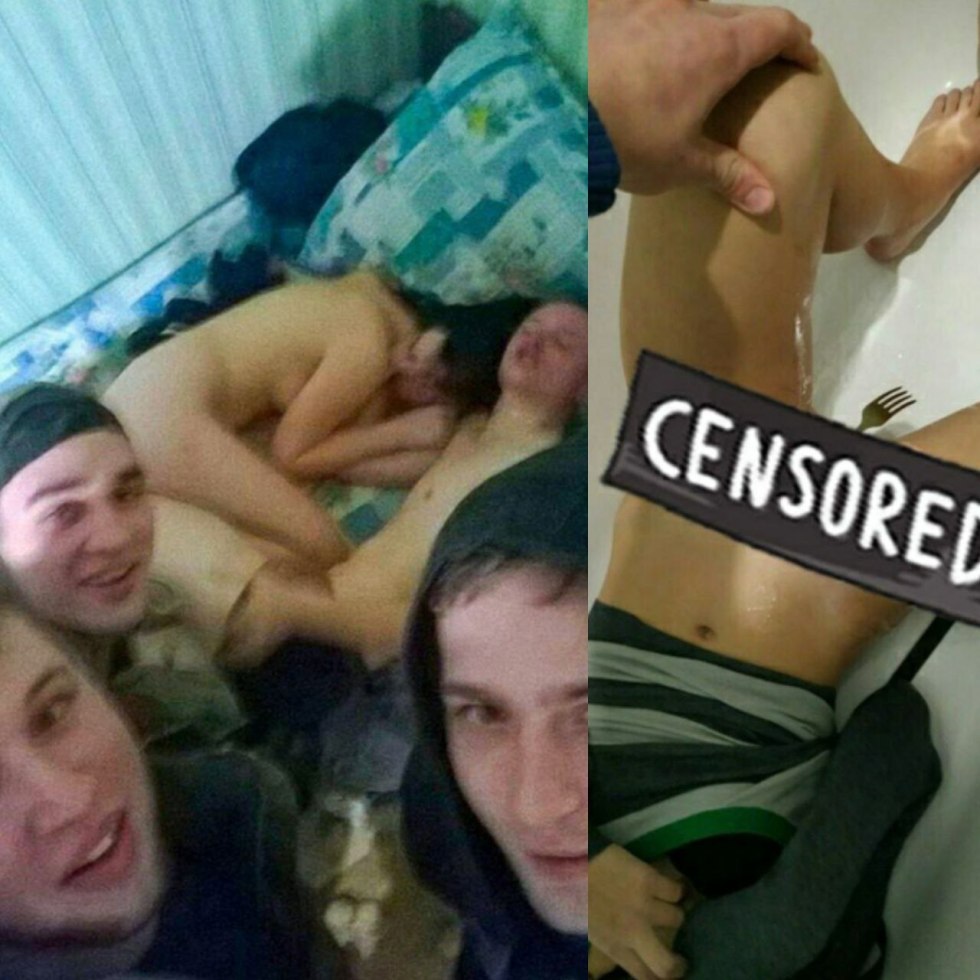 Girls undress on a brink