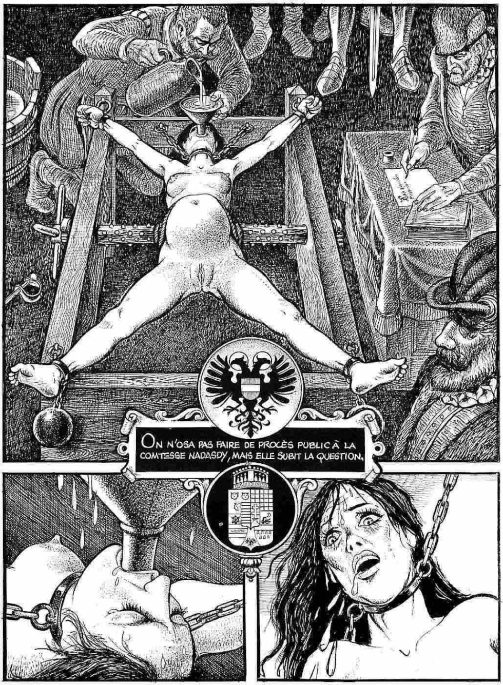Medieval torture comics