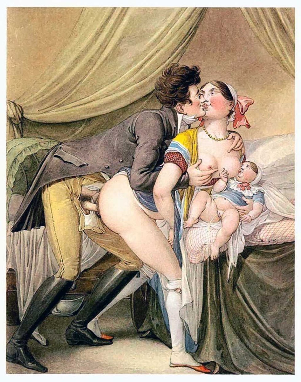 Erotic drawings of the 18th century