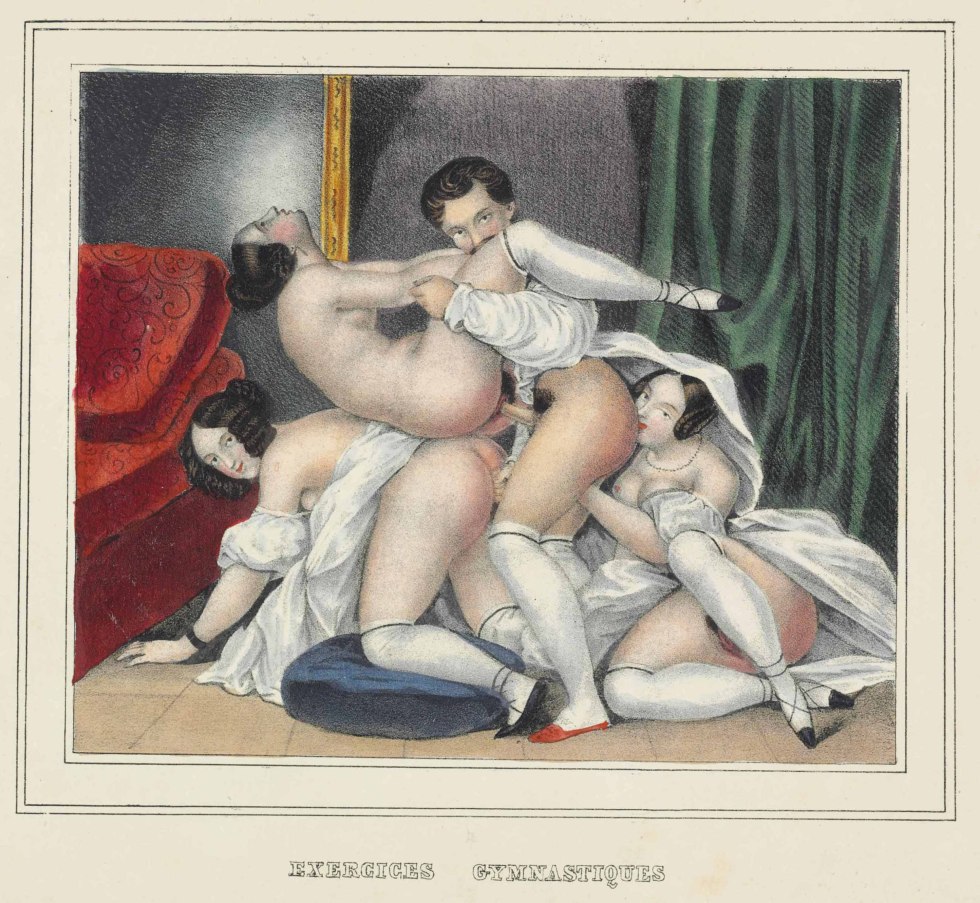 Pornographic painting of the 19th century