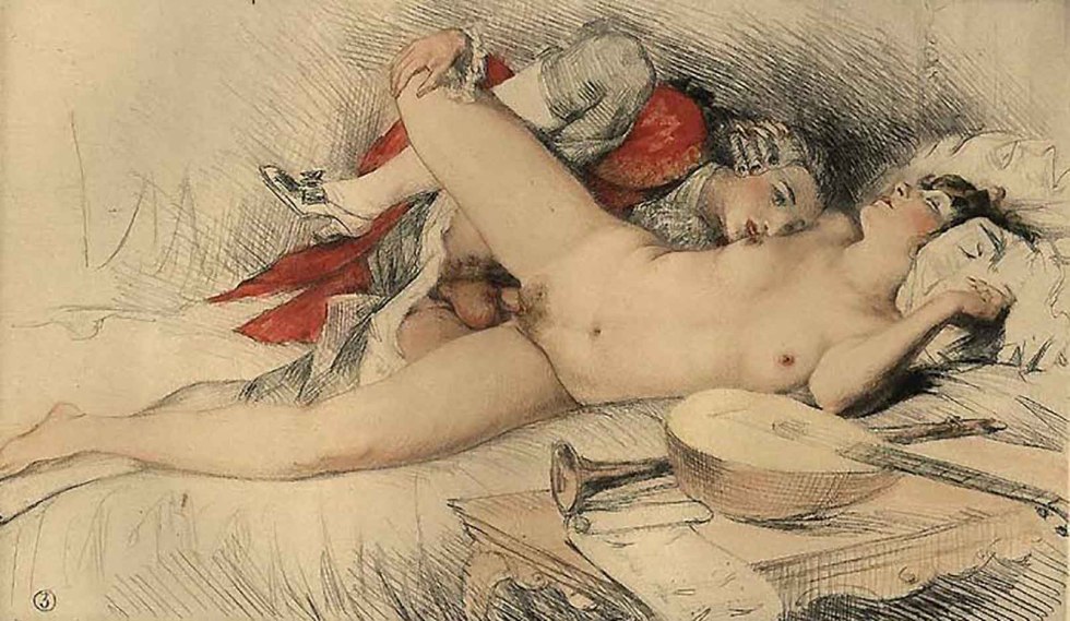 Paul Emil Bek Erotic Illustrations