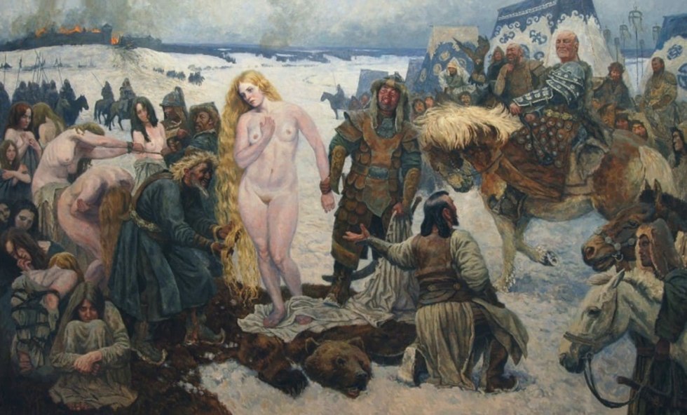 Pornographic painting Mongols