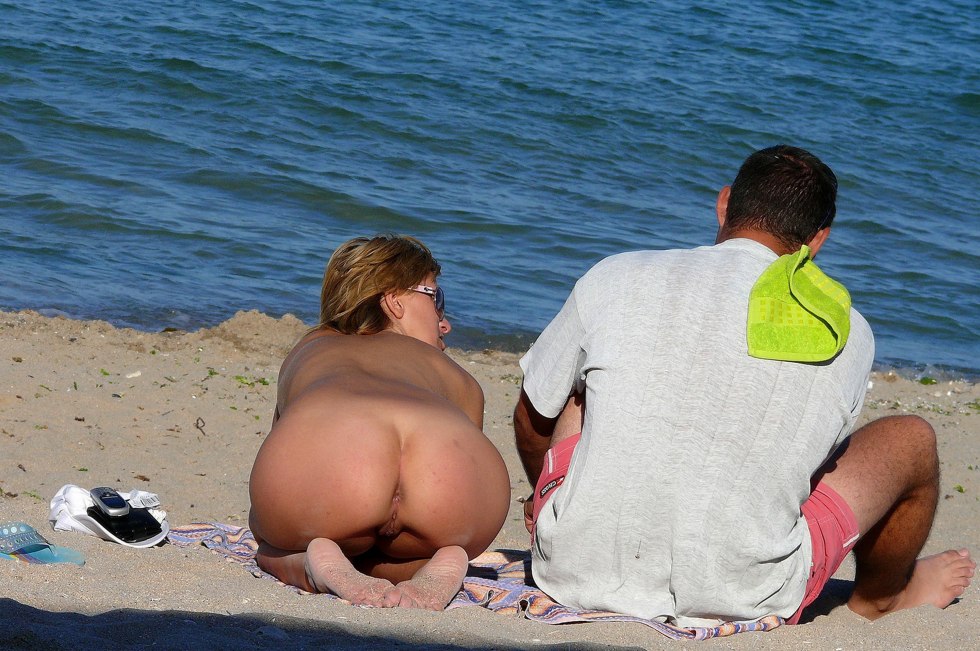 Anuses on the nudist beach