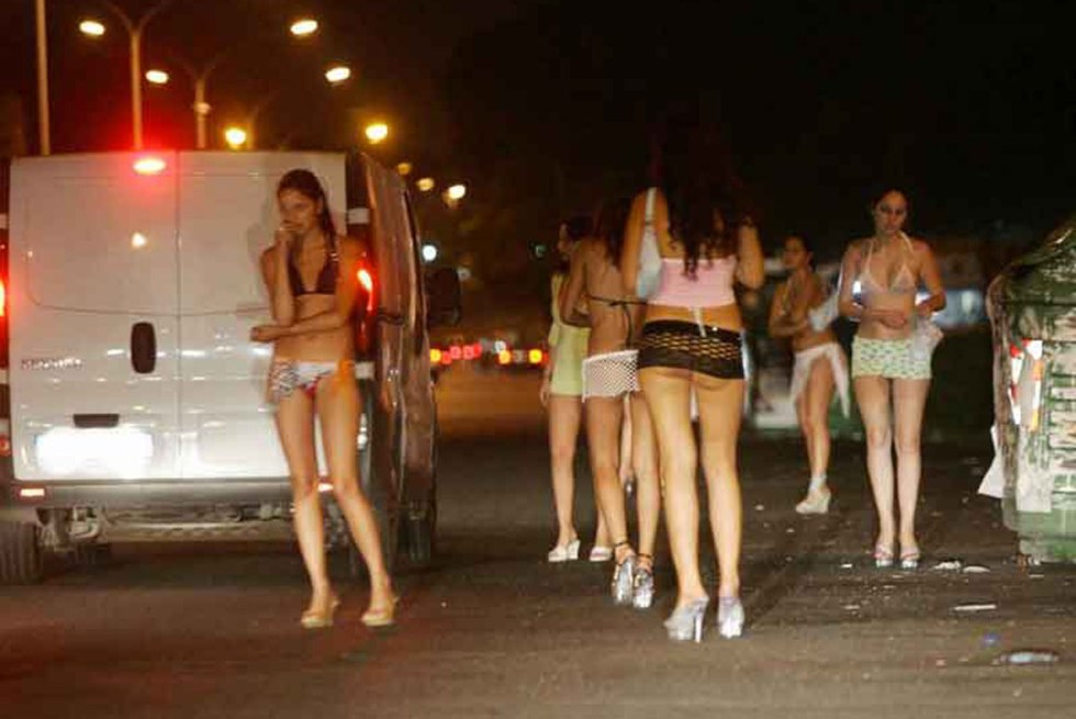 Military town of prostitutes