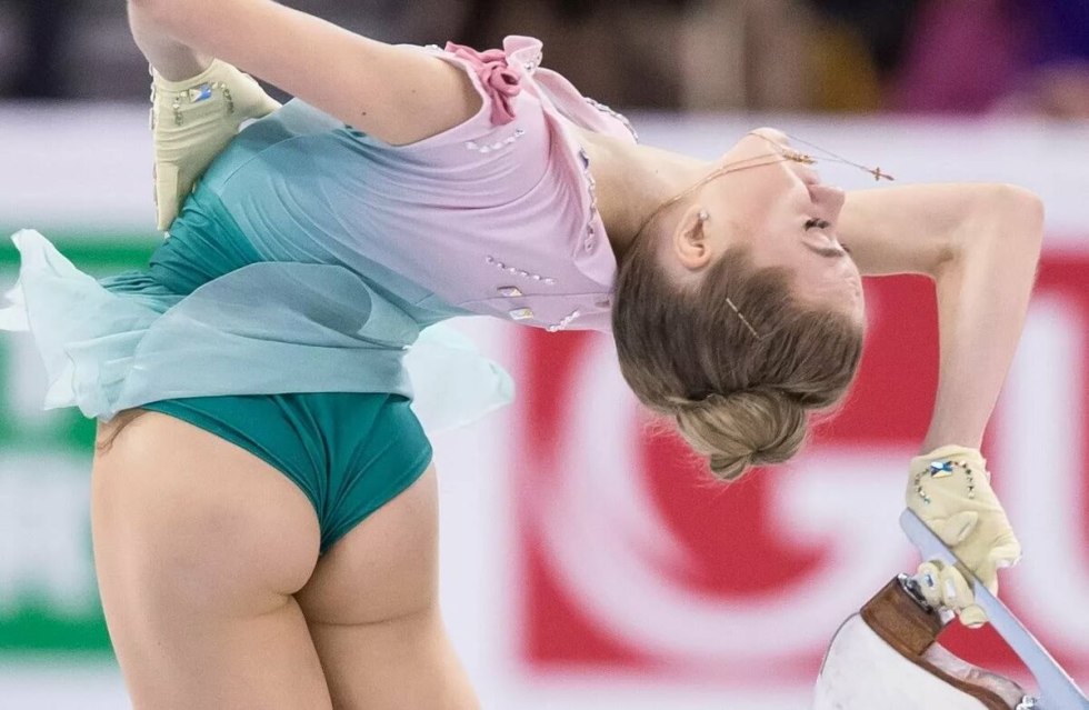 Skater Elena Radonova Piquant