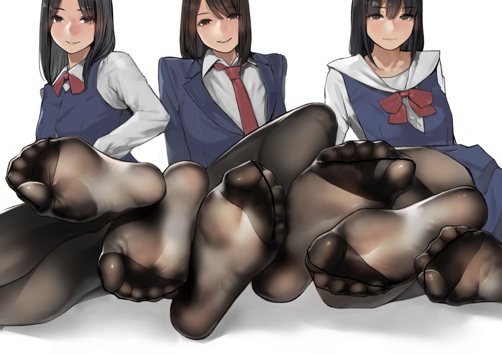 Hentai foot fetish in tights
