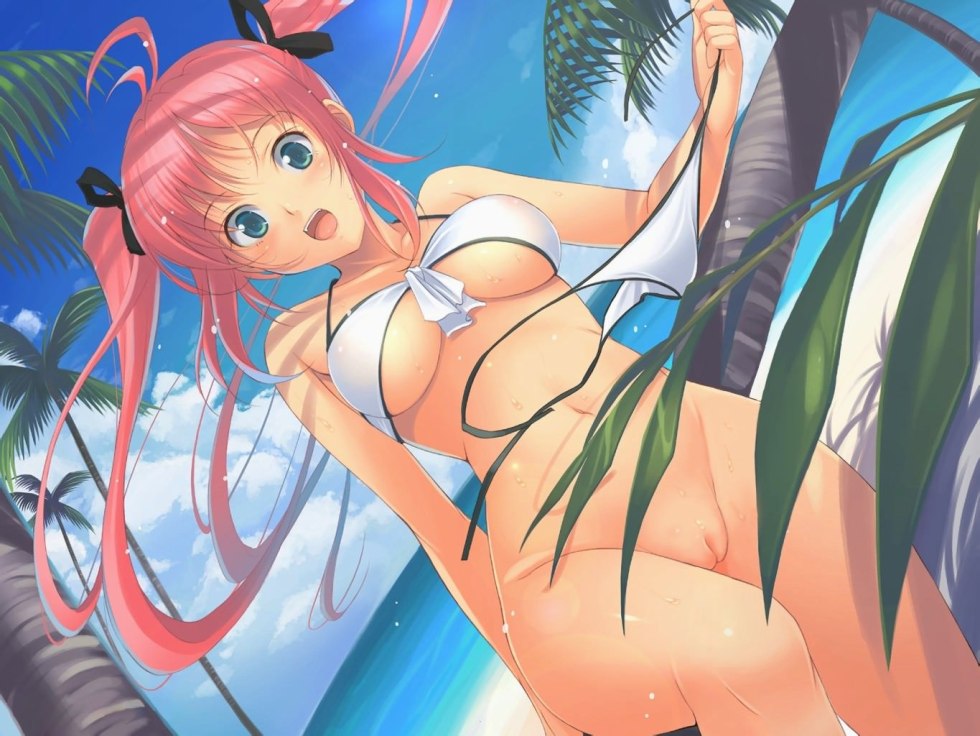 Anime girls in ero swimsuits