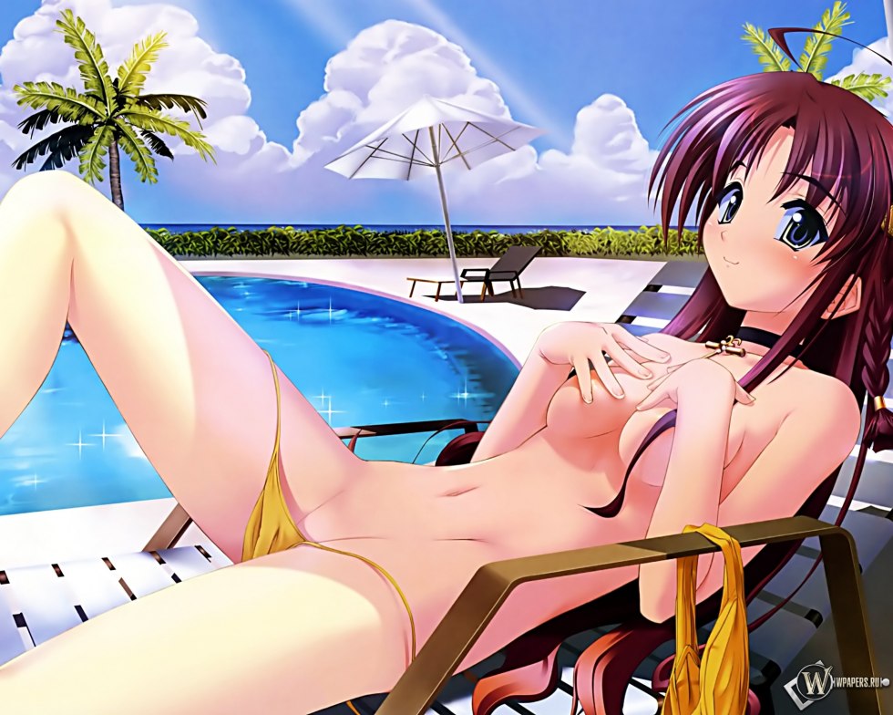 Girls in the pool Hentai