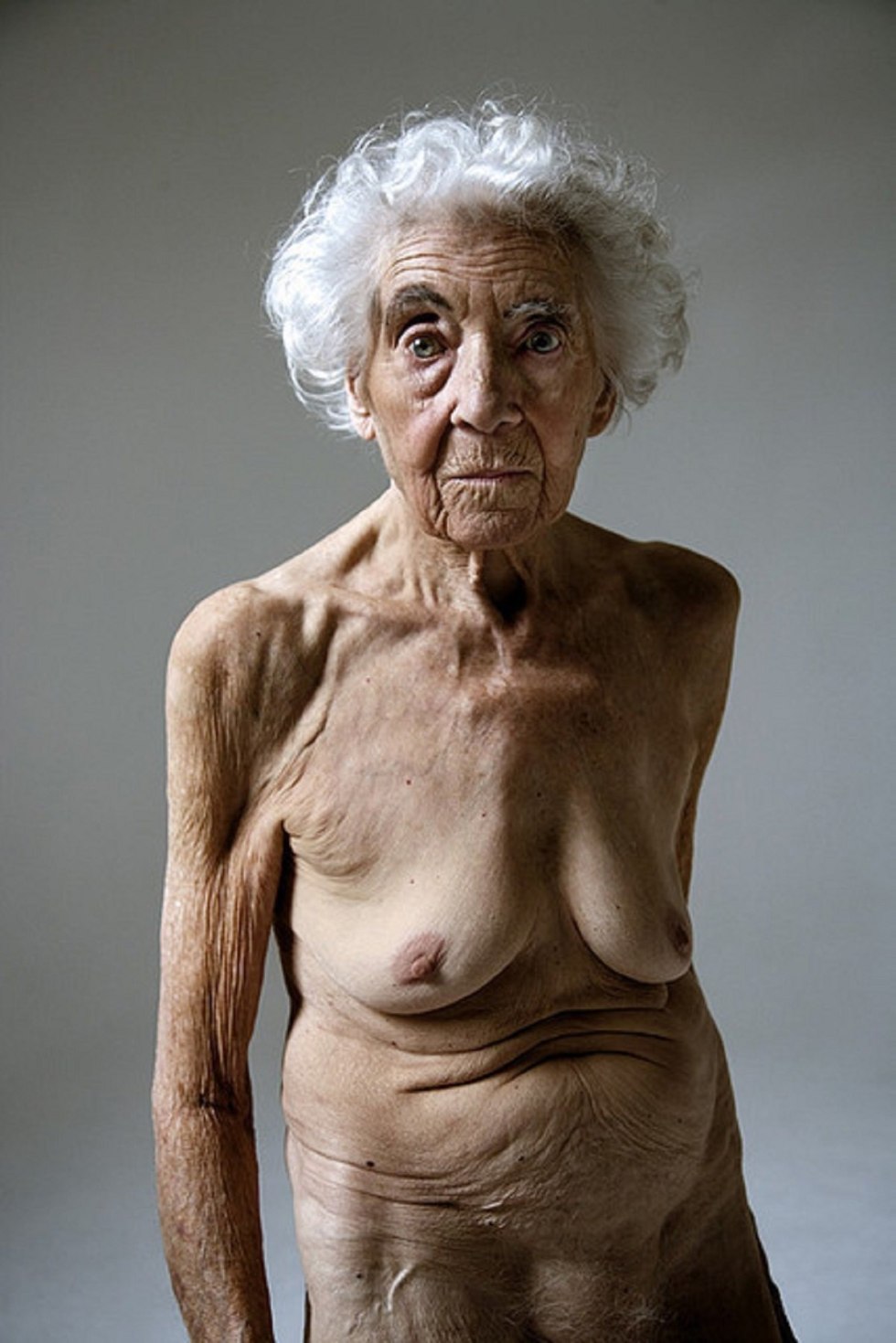 Very old naked women