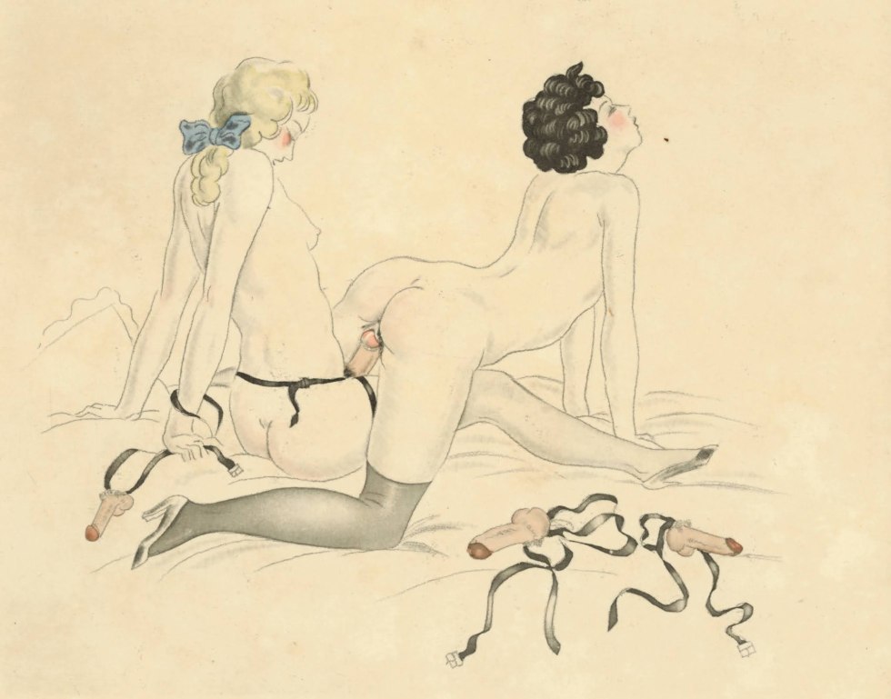 Erotic drawings of artists