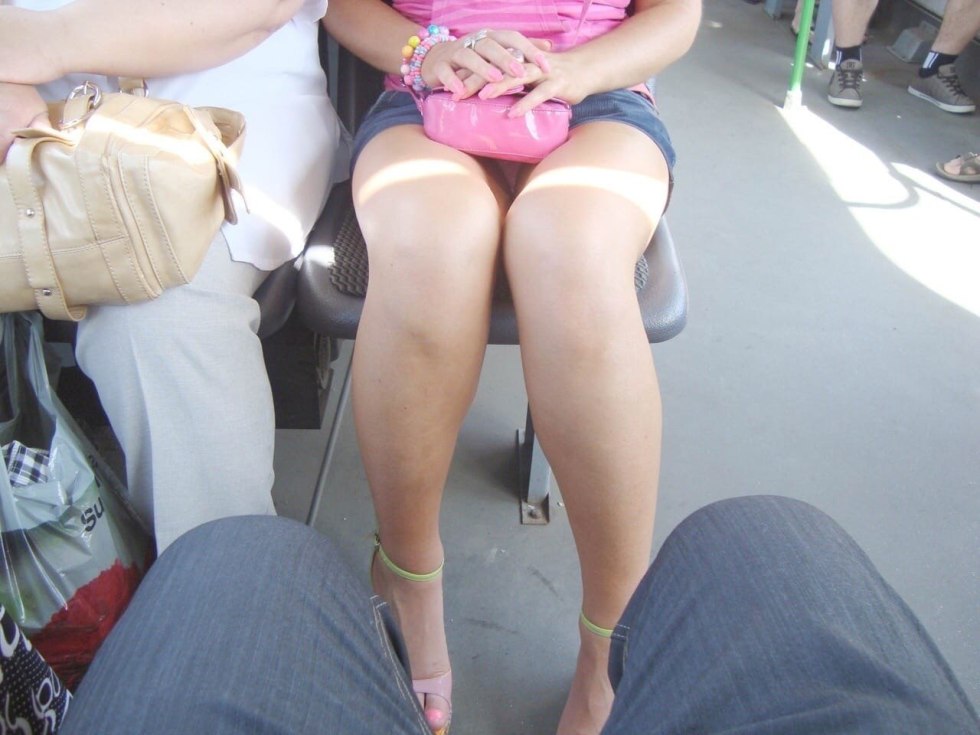 Lit panties in public transport