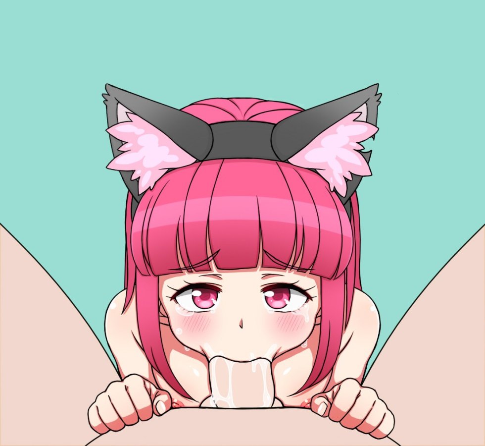 Hentai with a small kitty