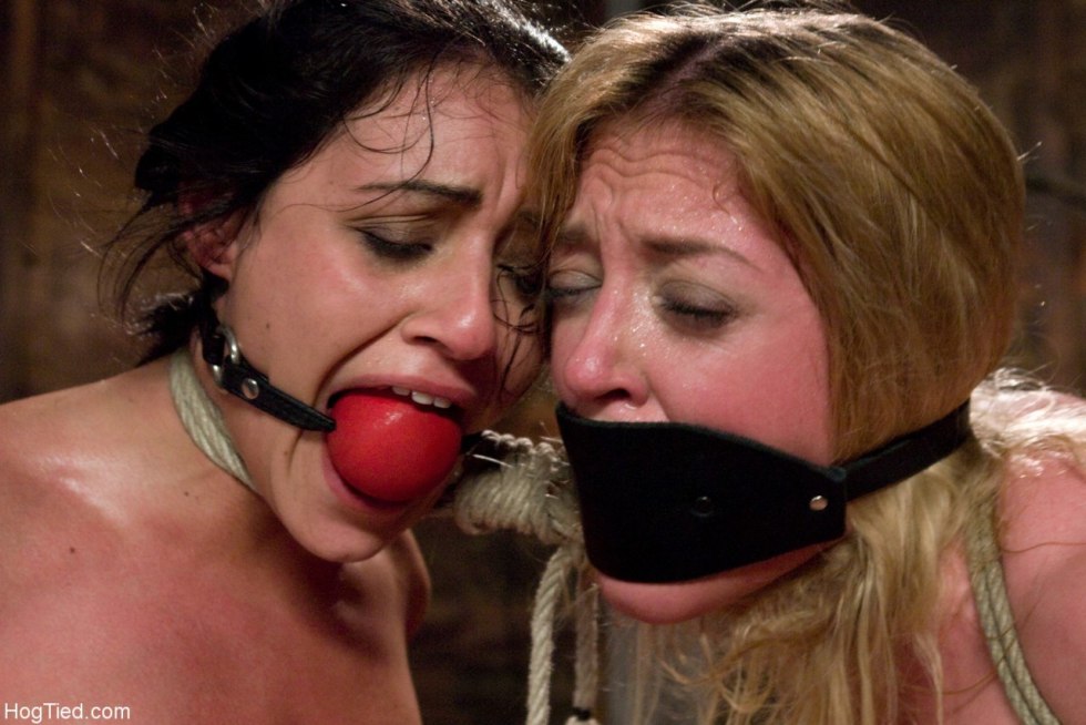 Bdsm lesbian binding gags