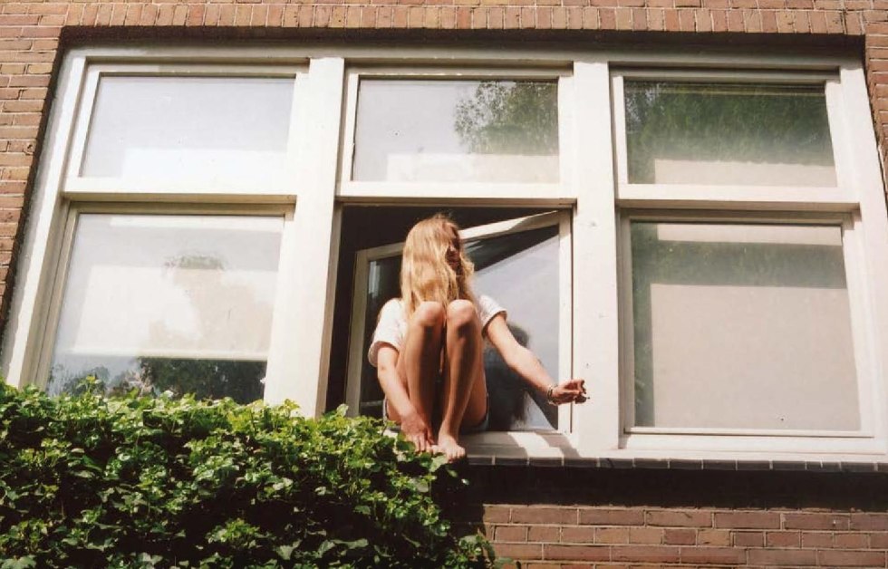 Sunbathing in the window