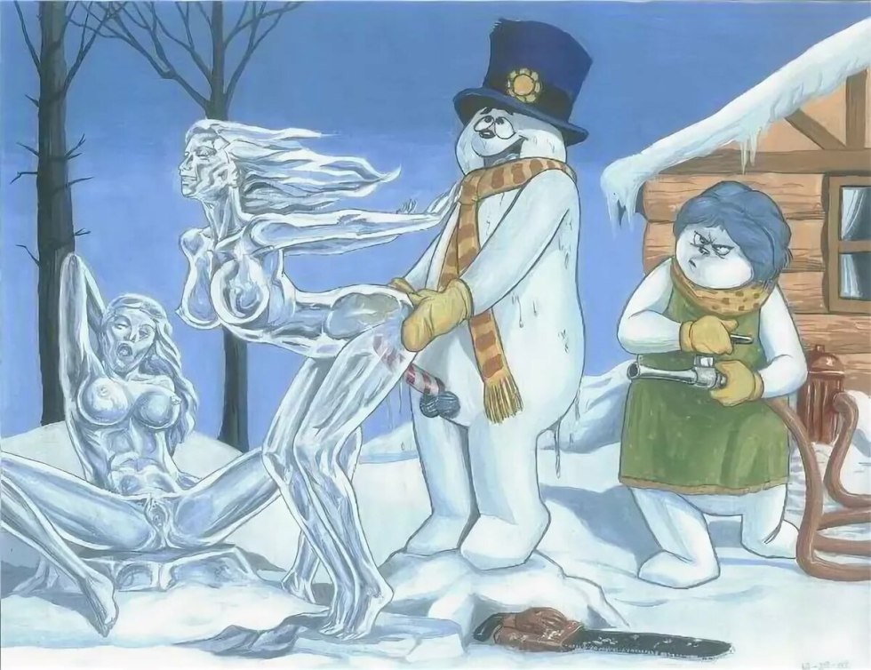 Hentai Snow Maiden and Santa Claus