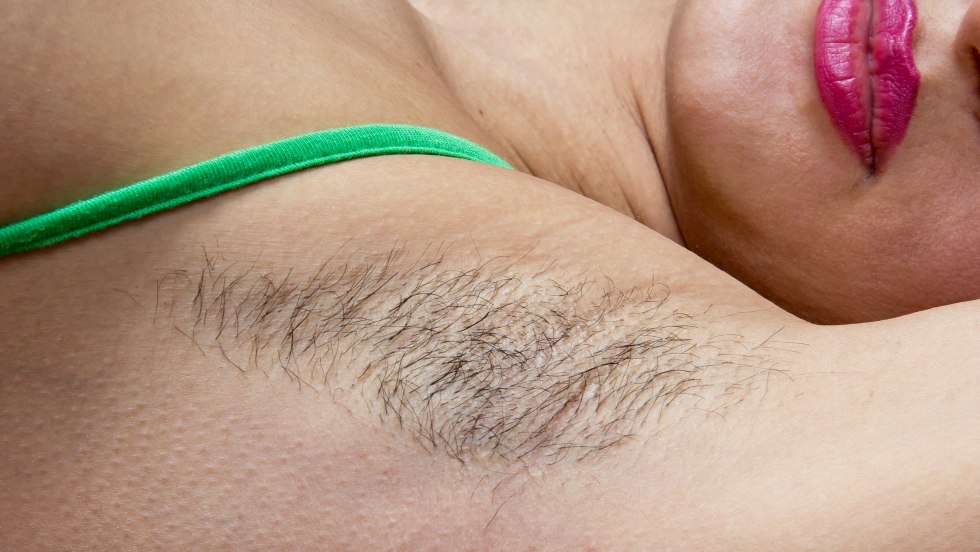 Naked women with armpits