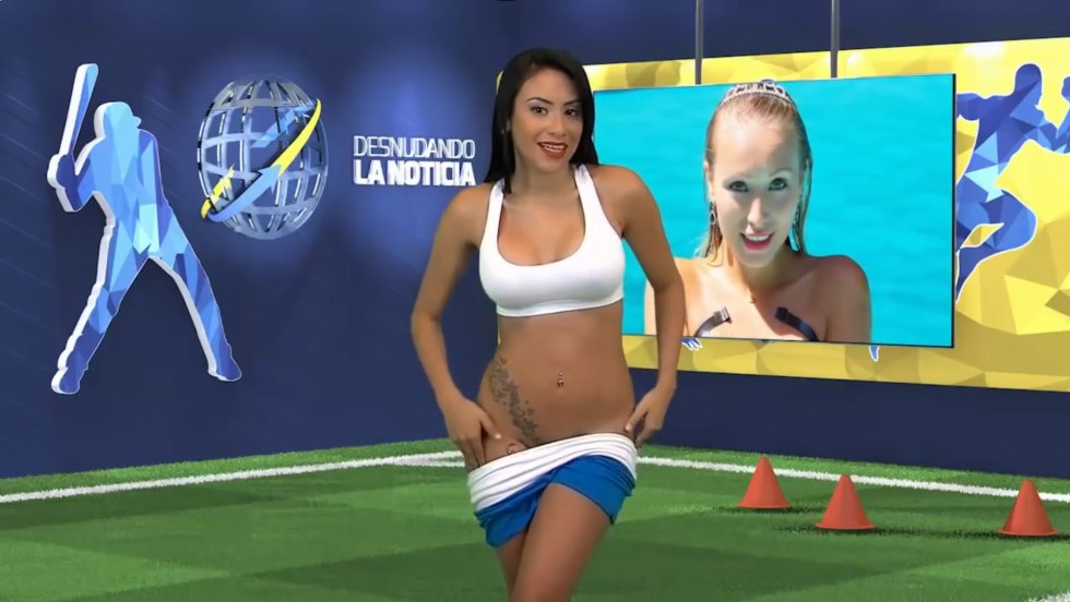 TV presenter from Venezuela Juvi Paljares