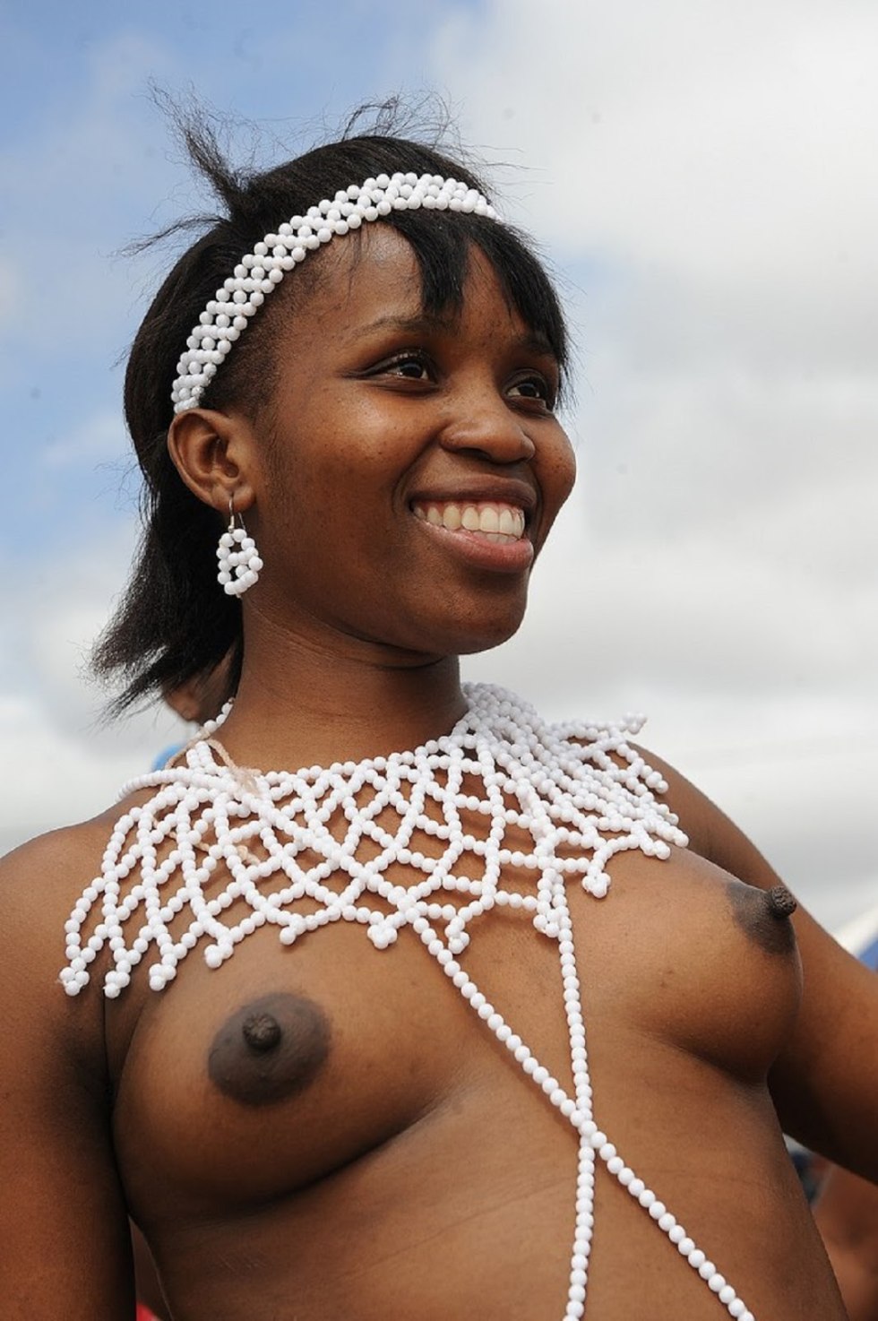 The anus of the black native