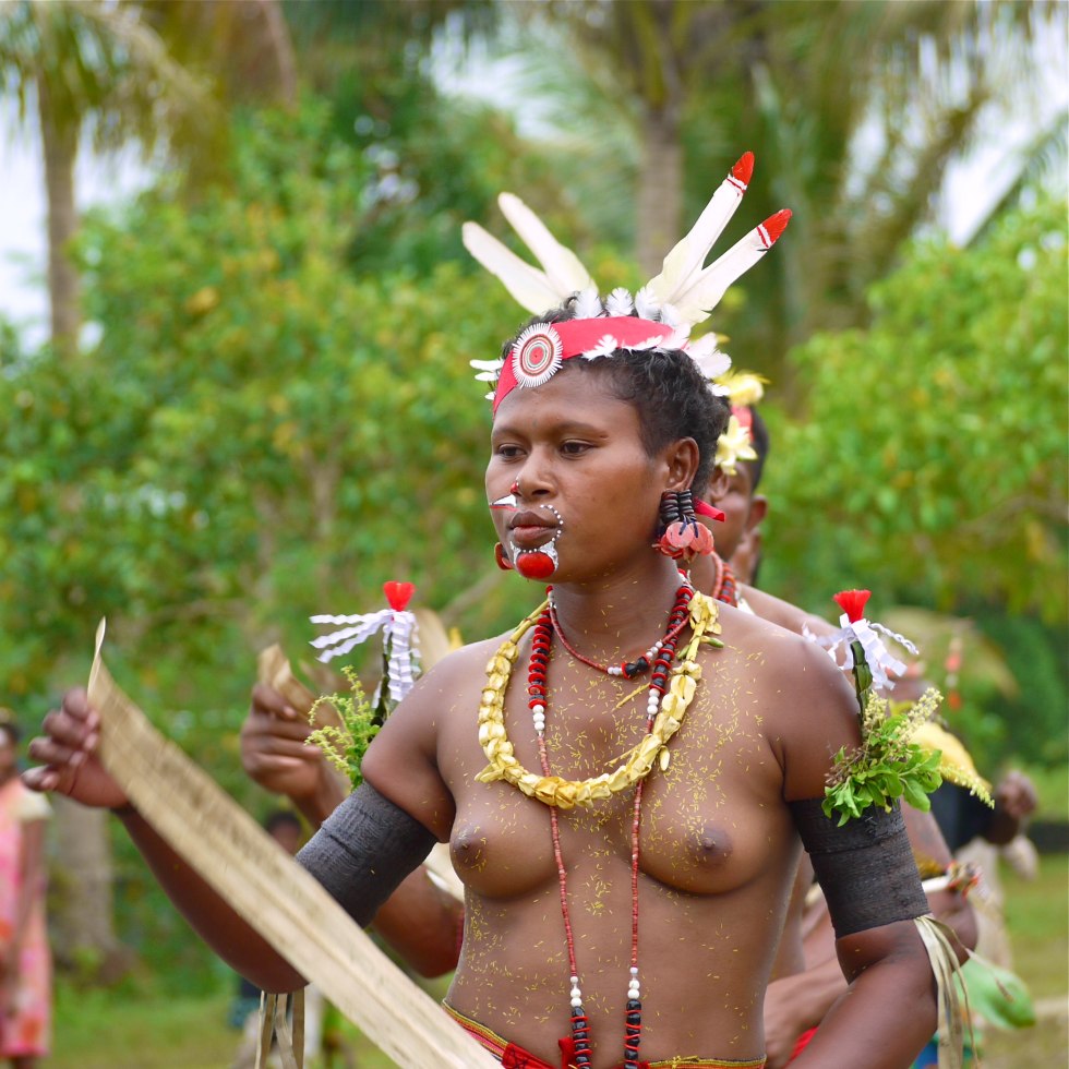 Naked Papuas of New Guinea