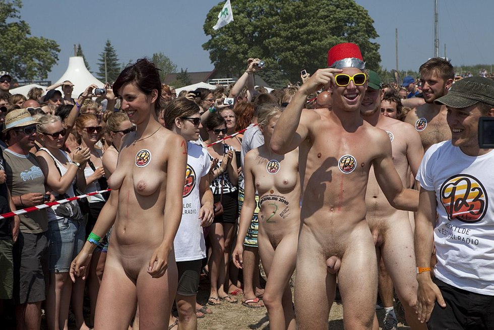 Naked parade, nudist parade, festival