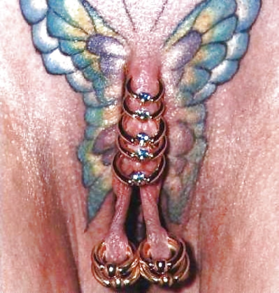Tattoo on female genitalia