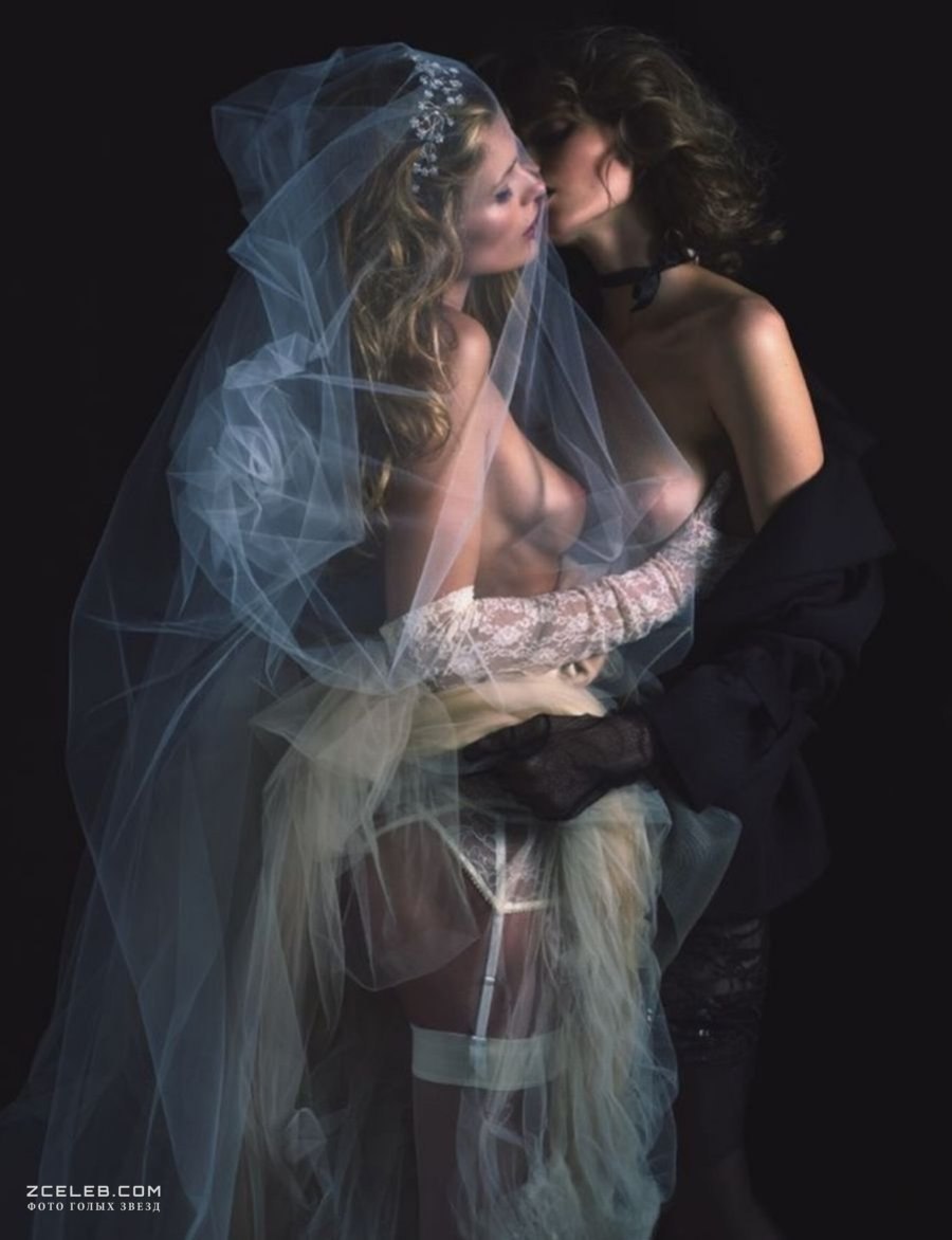 Lesbian in wedding dresses