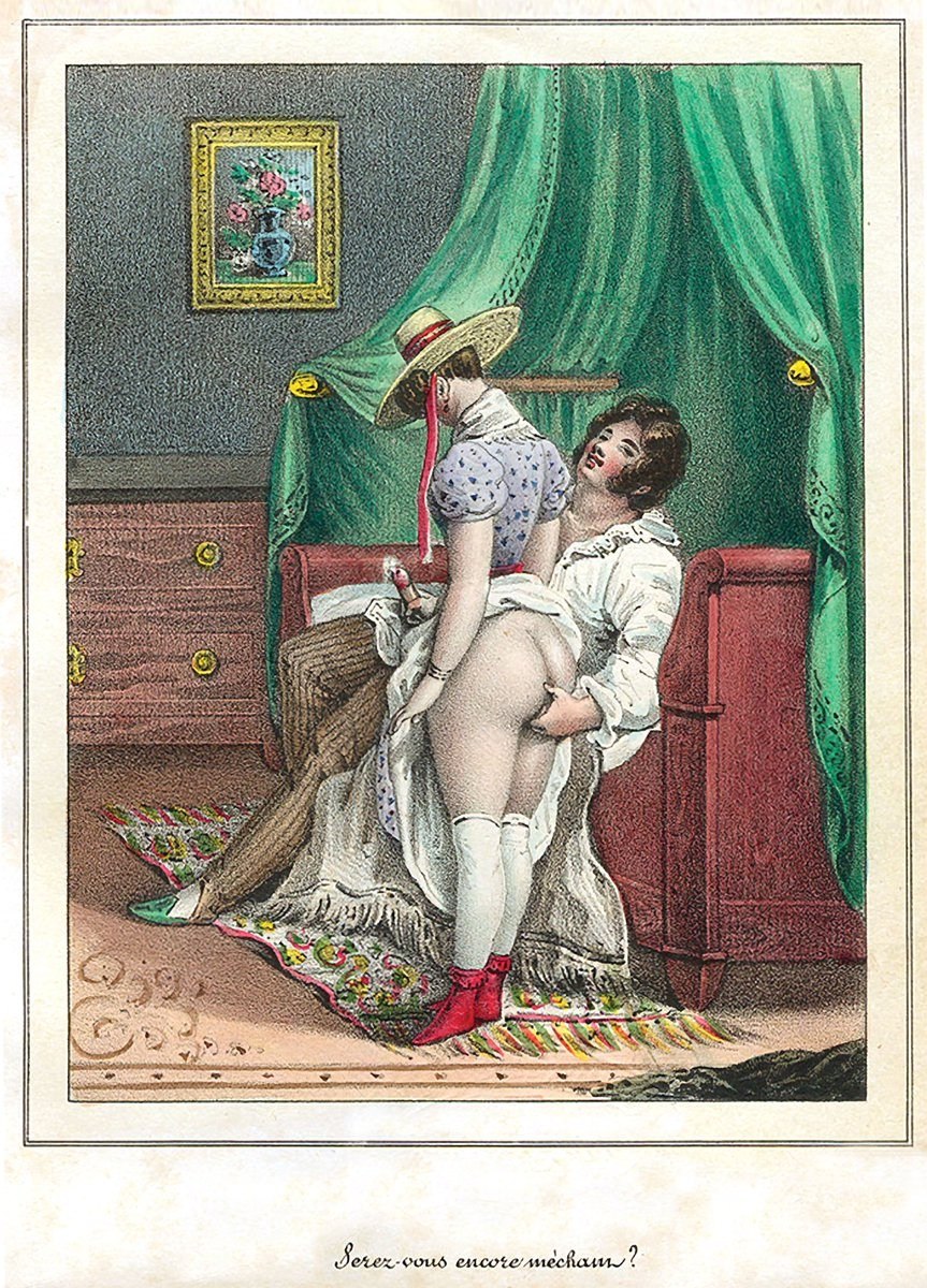 Erotic engravings and illustrations