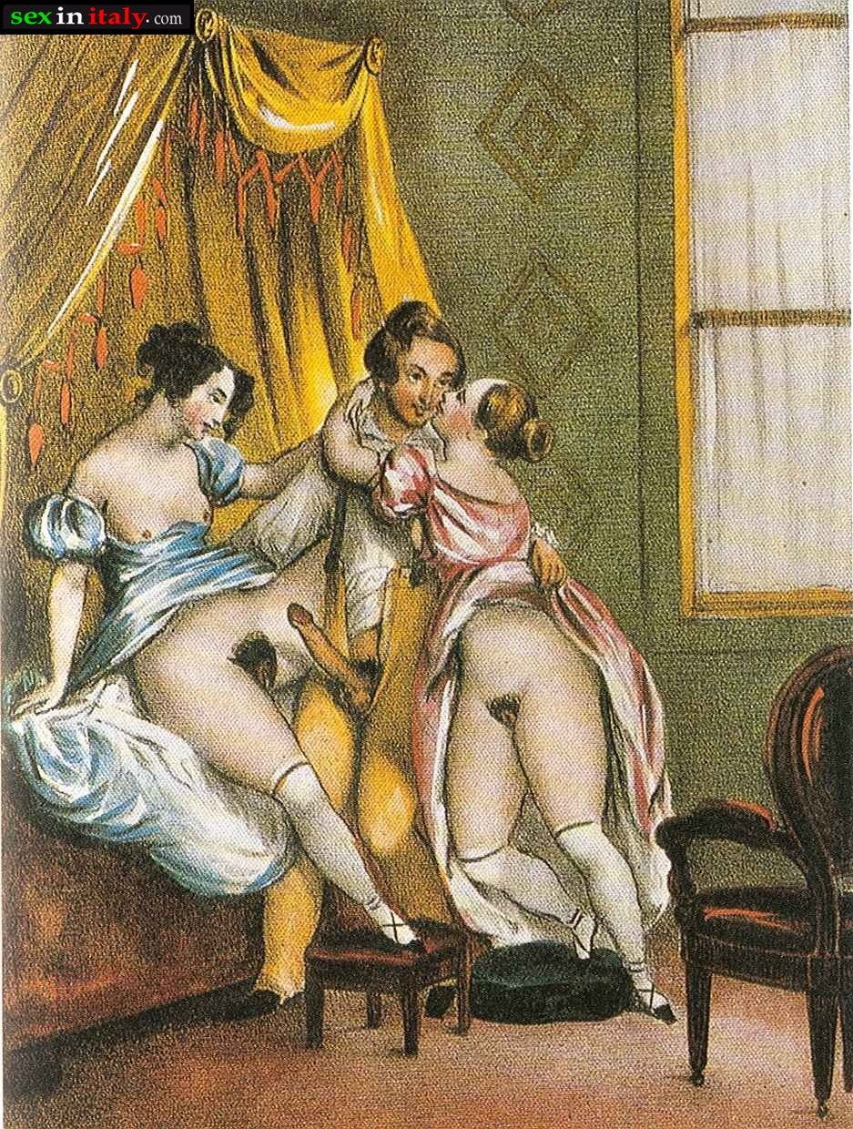 Erotic illustrations of the 18th century