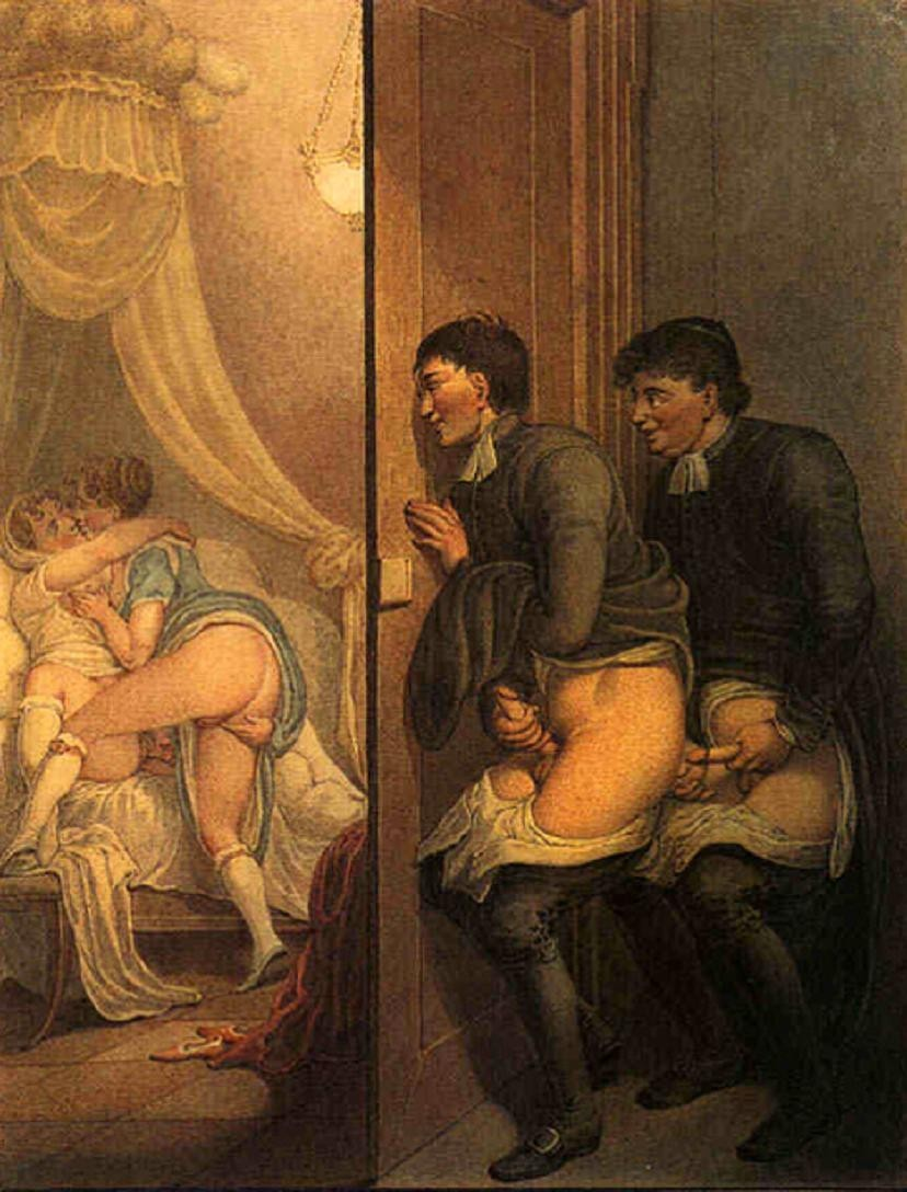 Erotic paintings of the XIX century