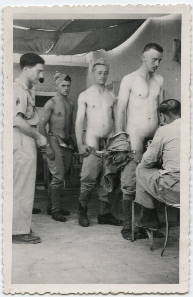 Naked men in the Soviet Army