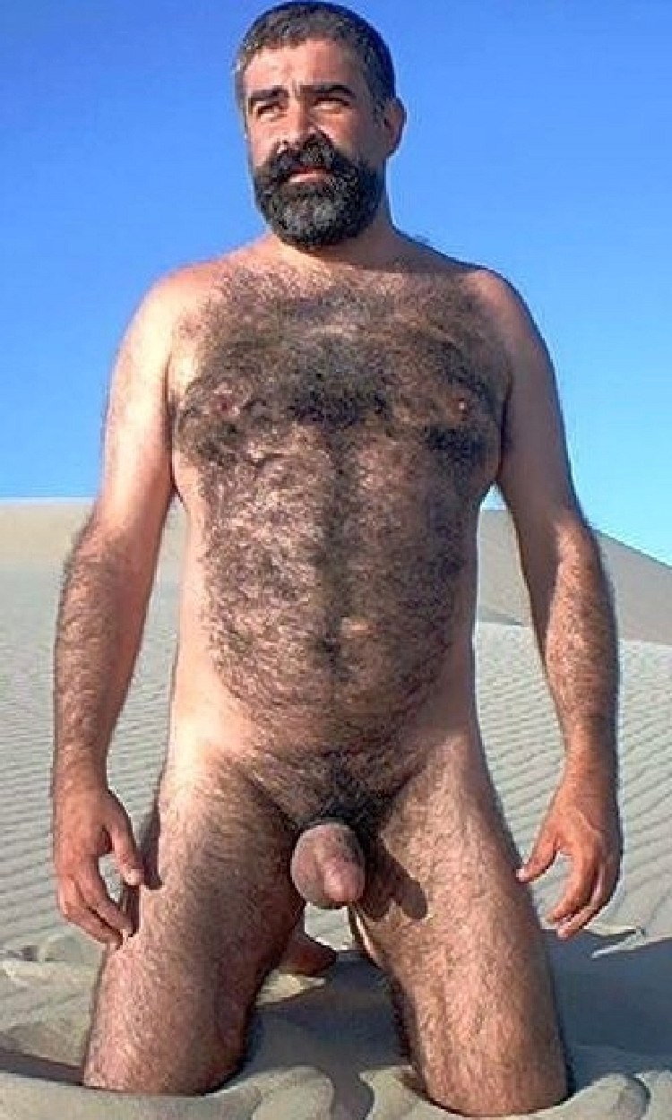 Hairy Scary Turkish Man Goes Swimming Naked