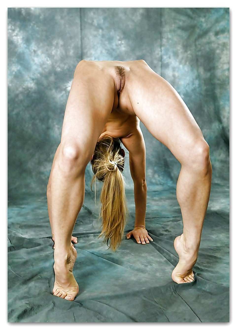 Home gymnastics naked