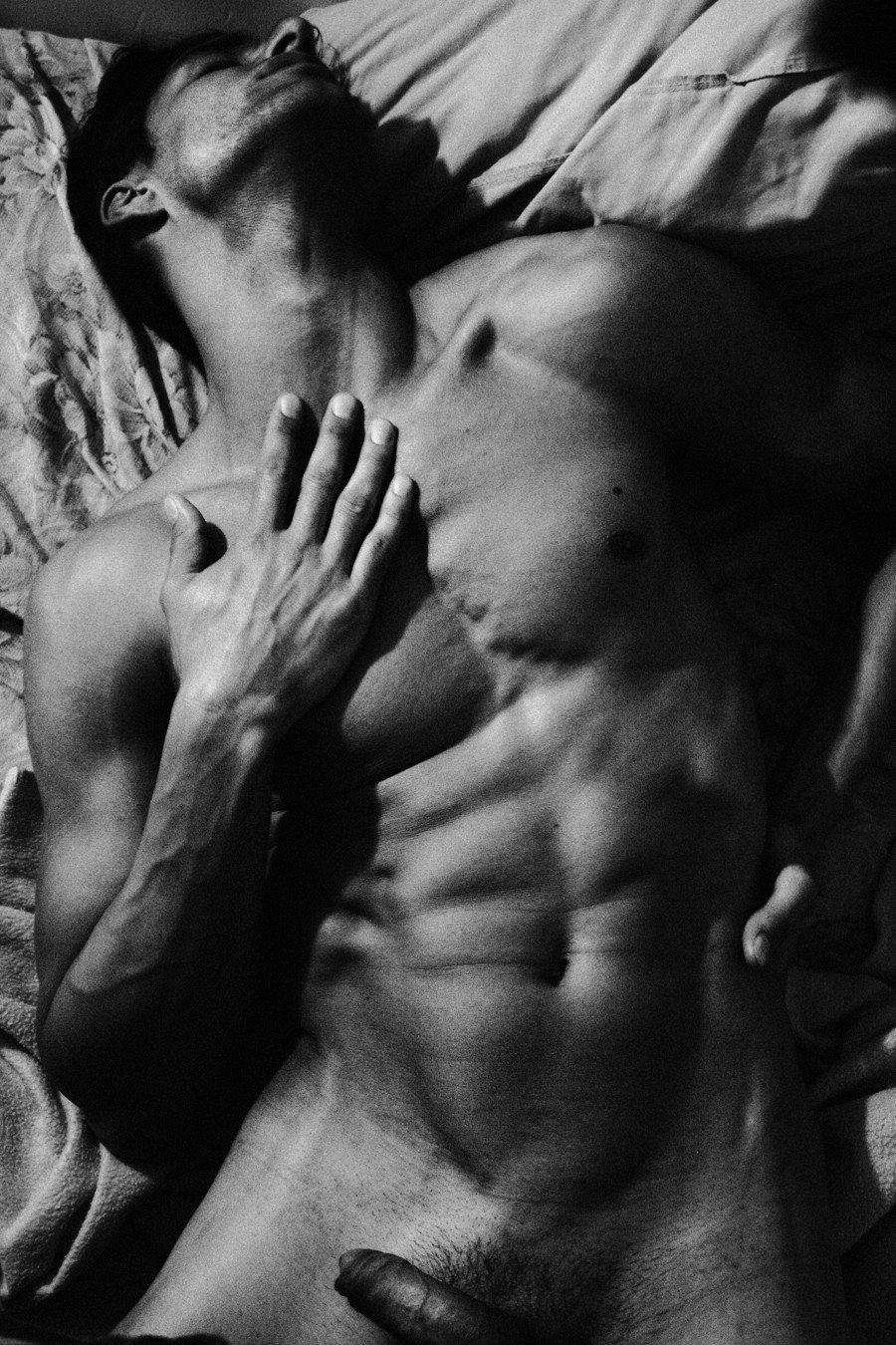 Male erotic photo shoot