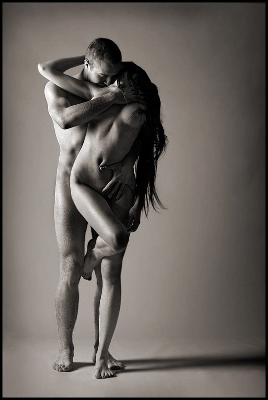 Beautiful poses for an erotic photo shoot