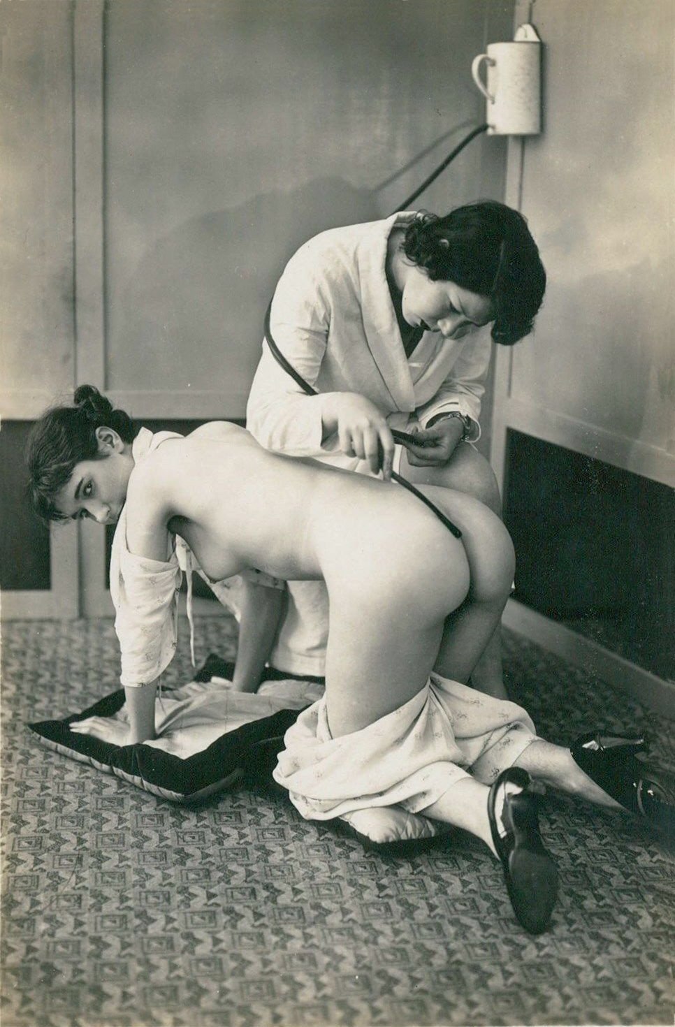 Punishment with a retro enema