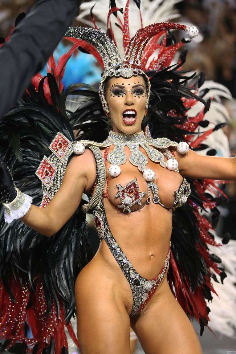 Carnival in Brazil naked