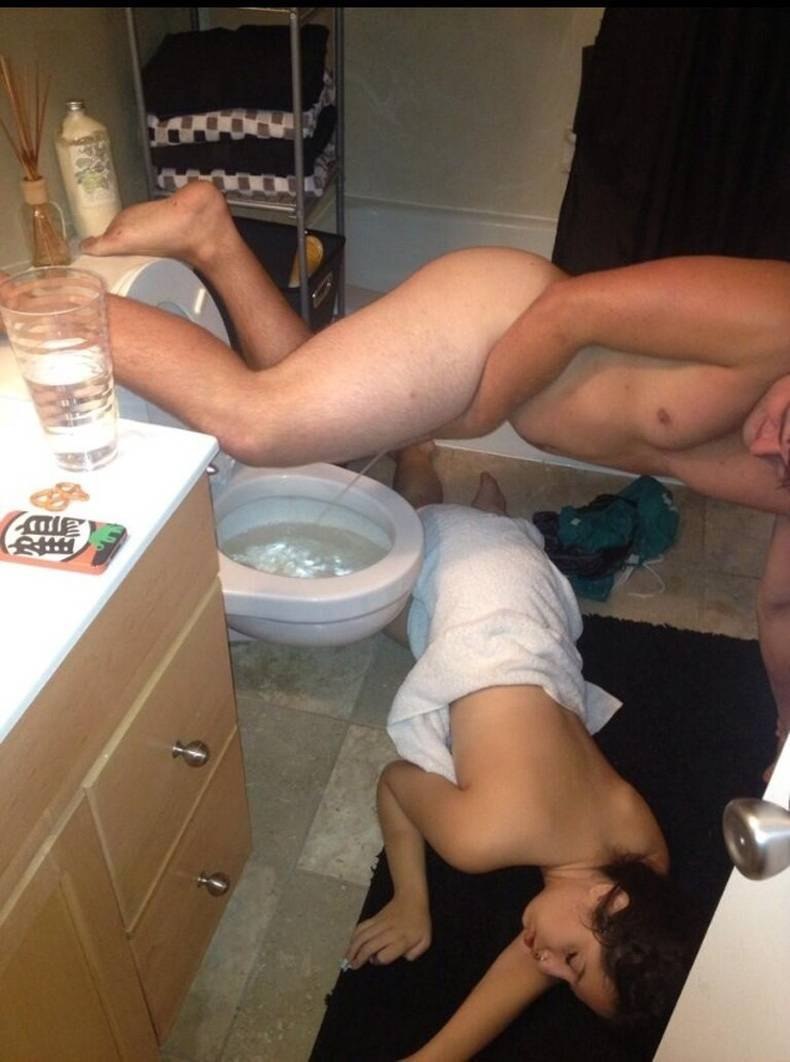 Naked drunk from social networks
